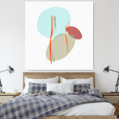 ボホの形状 キャンバスプリント (インサイチュ (寝室))