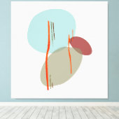 ボホの形状 キャンバスプリント (インサイチュ (ウッドフロア))