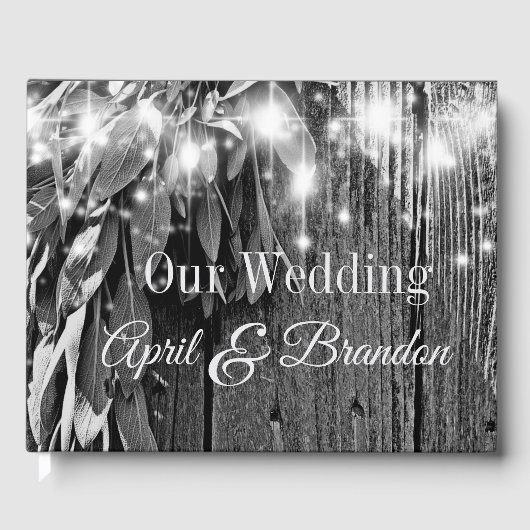 ボホの植物性葉ハーブズラスティックバーンウッド ゲストブック (正面)