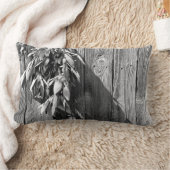 ボホの植物性葉ハーブズラスティックバーンウッド ランバークッション (ブランケット)