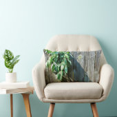 ボホの植物性葉ハーブズラスティックバーンウッド ランバークッション (椅子)