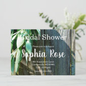 ボホの植物性葉ハーブズラスティックバーンウッド 招待状 (スタンド正面)