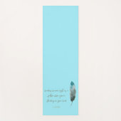 ボホの羽と矢 ヨガマット (正面)