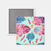 ボホの羽のパターン マグネット (正面/裏面)