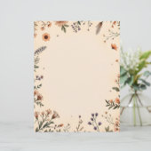 ボホの花と羽 レターヘッド (スタンド正面)