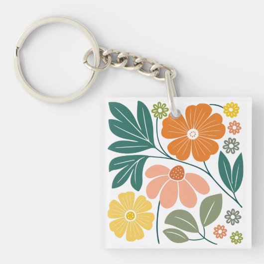 ボホの花 キーホルダー (正面)