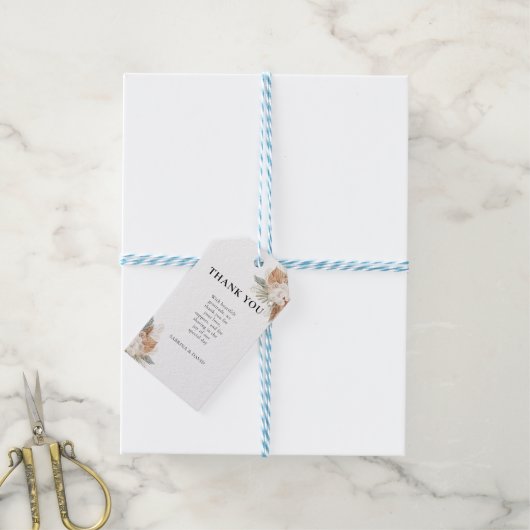 ボホの花 ギフトタグ (より糸付き)