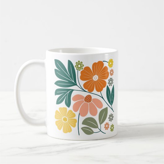 ボホの花 コーヒーマグカップ (左)