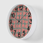 ボホの花 壁時計 (傾斜)