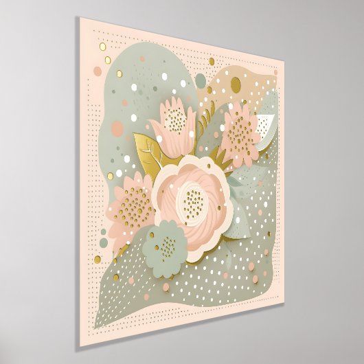 ボホの花 箔ポスター (レイダウン)