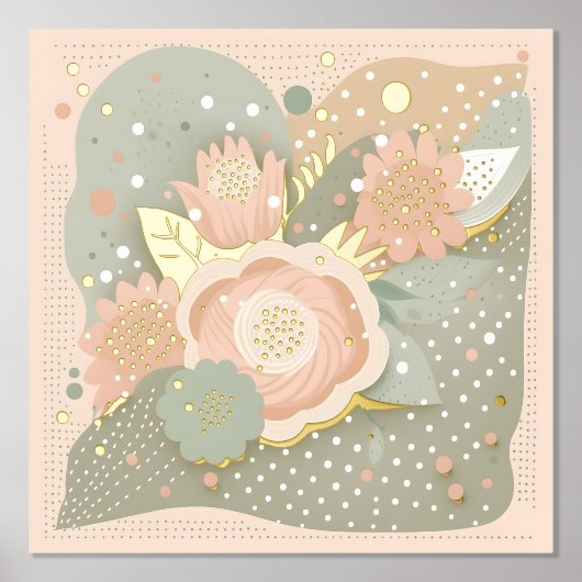 ボホの花 箔ポスター (正面)