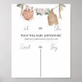 ボホは何が署名されるかのベビーを着て ポスター (正面)