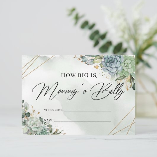 ボホは緑を吸うママの腹の大きさ エンクロージャーカード (スタンド正面)