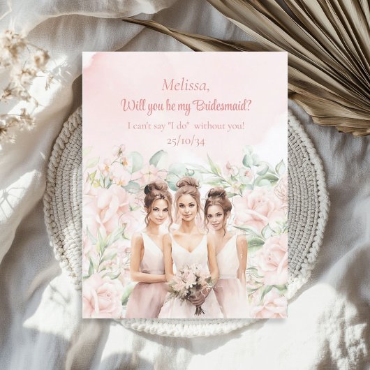 ボホほこりっぽいピンクフローラユーカリ金ゴールド花嫁 招待状