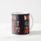 ボホやる気を起こさせるマグやめはできない コーヒーマグカップ (正面右)