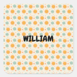 ボホよくはしゃぐサン スクエアシール