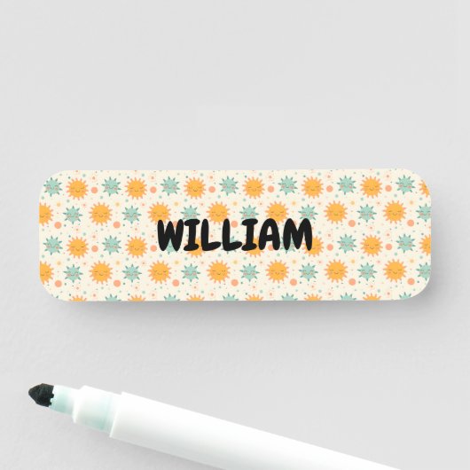 ボホよくはしゃぐサン 名札 (インサイチュ)