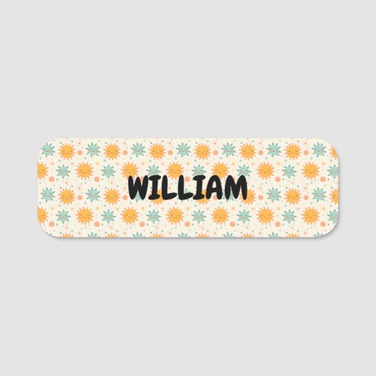 ボホよくはしゃぐサン 名札 (正面)