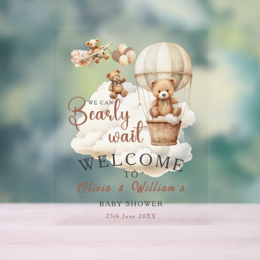 ボホを待てよ男女兼用 アクリルサイン (ニュートラル)