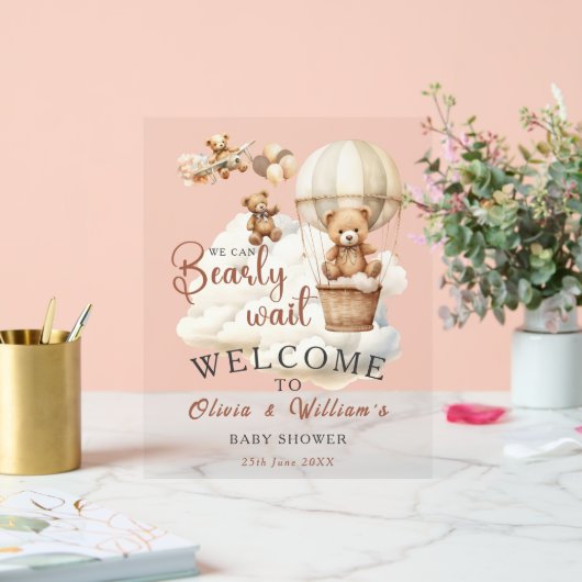 ボホを待てよ男女兼用 アクリルサイン (ウェディング)