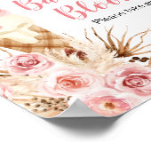 ボホアイスクリームフローラベビーイン開花標識 ポスター (角)