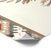 ボホアイボリーアナンドKaraj Sikh結婚のウェルカムサイン ポスター (角)