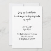 ボホアイランドドクロ 招待状 (裏面)