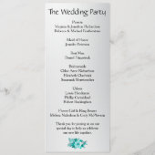 ボホアクアバラオンシルバー結婚ズ プログラム (裏面)