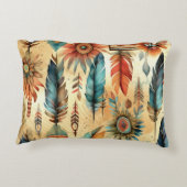 ボホアステカトバルブルーの羽 アクセントクッション (裏面)