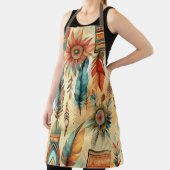 ボホアステカトバルブルーの羽 エプロン (インサイチュ)