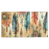 ボホアステカトバルブルーの羽 枕カバー (正面右)