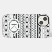 ボホアステカ柄 iPhoneケース (裏面横)