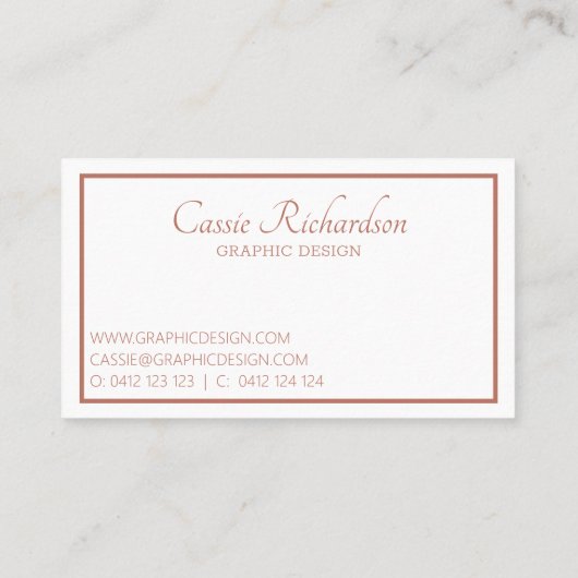 ボホアステカ羽パターン 名刺 (裏面)