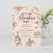 ボホアドベンチャーが赤ちゃんシャワーを男女兼用開く 招待状 (スタンド正面)