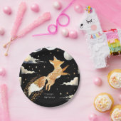 ボホアドベンチャーキツネ誕生日 ペーパープレート (パーティー)