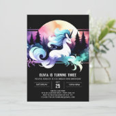 ボホアドラブルホース誕生日 招待状 (スタンド正面)