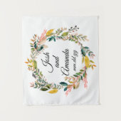 ボホアニバーサリーフォトブースBACKDROP BOTANICAL タペストリー (正面)