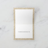 ボホアニマルサファリサンキューカード 招待状 (内部)