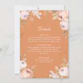 ボホアプリコプニー結婚ズ詳細カード 招待状 (正面)