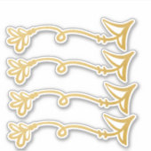 ボホアロースティッカー シール (正面)