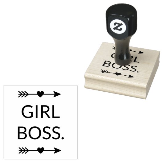 ボホアローズガールボス ラバースタンプ (押印)
