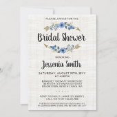 ボホアローズ素朴フローラブライダルシャワー招待 招待状 (正面)