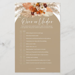 ボホアーアーチterracotta pampasオーバーまたはゲーム中