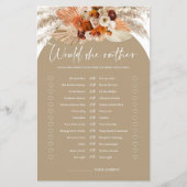 ボホアーアーチterracotta pampas彼女はむしろゲームだろう (正面)