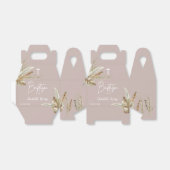 ボホアーストーンパンパスグラス赤面ピンクのバプテスマ フェイバーボックス (折り畳みなし)