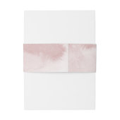 ボホアーチダークマルーン赤面バラユーカリ金ゴールド 招待状ベリーバンド (裏面例)