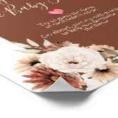 ボホアーチテラコタホワイトゲットザベビー食品 ポスター (角)