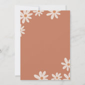 ボホアーチデイジーワイルドワン第1誕生日 招待状 (裏面)