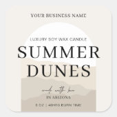 ボホアーチニュートラルカラーロエレガントンドル スクエアシール (正面)