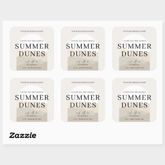 ボホアーチニュートラルカラーロエレガントンドル スクエアシール (シート)